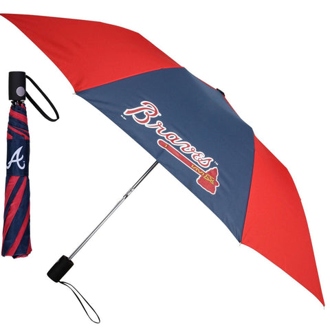 MLB Atlanta Braves 2 colors 42" Travel Umbrella by McArthur for Windcraft