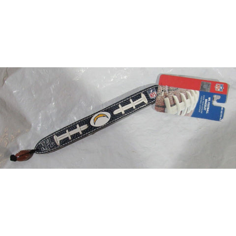 NFL Los Angeles Chargers Football Blue w/White Laces Bracelet by GameWear