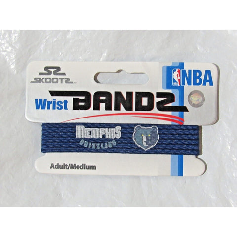 NBA Memphis Grizzlies Wrist Band Bandz Officially Licensed Size Medium Skootz