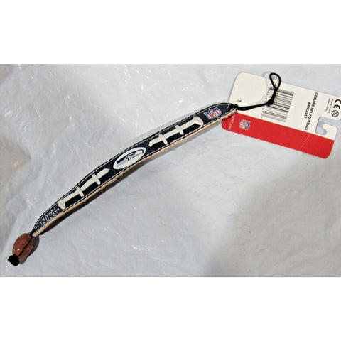 NFL Seattle Seahawks Football Blue w/White Laces Bracelet by GameWear