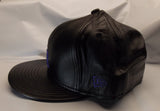 New Colorado Rockies size 8 Logo on Black Leather New Era Fitted Hat
