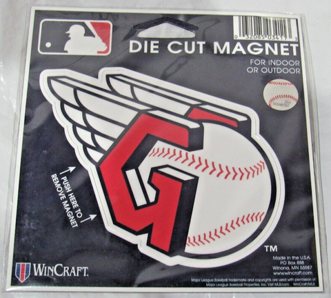 MLB Cleveland Guardians Logo 4 inch Auto Magnet by WinCraft