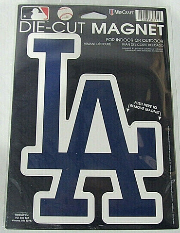 MLB Los Angeles Dodgers 7 1/2" by 5 1/4" Auto Die-Cut Magnet Logo by WinCraft