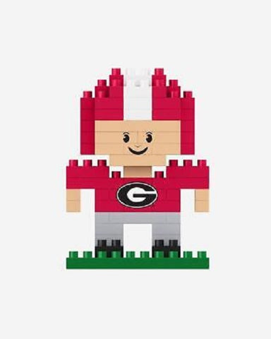 FOCO BRXLZ NCAA Georgia Bulldogs Mini Football Player 3-D Construction Toy 89pcs
