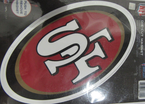 NFL San Francisco 49ers 6 inch Auto Magnet Die-Cut by WinCraft