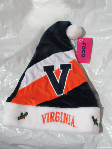 NCAA Virginia Cavaliers Season Spirit 3 Color Basic Santa Hat by FOCO