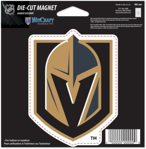 NHL Vegas Golden Knights 4 inch Auto Magnet Die-Cut by WinCraft