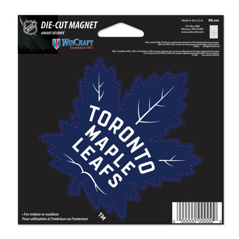 NHL Toronto Maple Leafs Logo on 4 inch Auto Magnet Die-Cut by WinCraft
