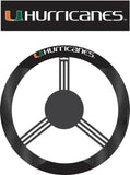 NCAA Miami Hurricanes Poly-Suede on Mesh Steering Wheel Cover by Fremont Die