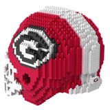 FOCO BRXLZ NCAA Georgia Bulldogs Football Helmet 3-D Construction Toy