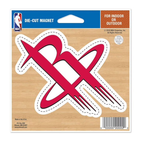 NBA Houston Rockets Logo on 4 inch Auto Magnet by WinCraft