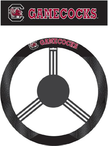NCAA S. Carolina Gamecocks Poly-Suede on Mesh Steering Wheel Cover by Fremont Die