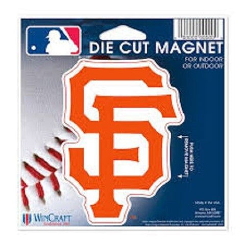 MLB San Francisco Giants logo on Baseball 4 inch Auto Magnet WinCraft