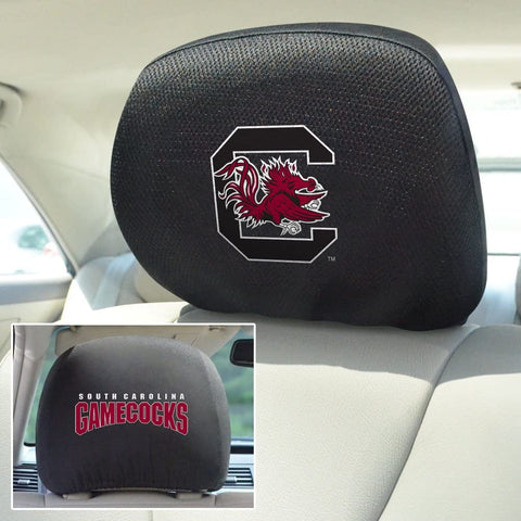 NCAA South Carolina Gamecocks 1 Pair Headrest Cover Two Side Embroidered Fanmats