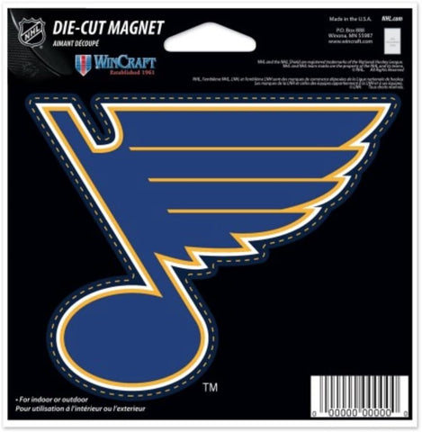 NHL St. Louis Blues Current Logo 4 inch Auto Magnet by WinCraft