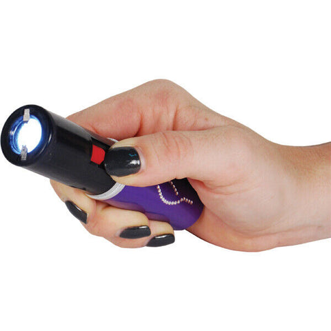 Stun Master 25 Million Volt Rechargeable Stun Gun Large Lip Stick Purple