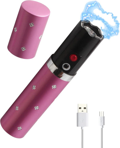 Stun Master 25 Million Volt Rechargeable Stun Gun Large Lip Stick Pink