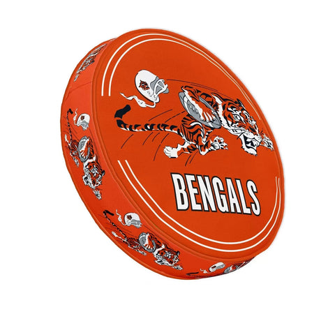 NFL Cincinnati Bengals Circle Plushlete Round Pillow 15"x4"