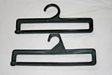 Lot of 12 Black 12" by 2 1/2" Retail Hook Hangers to Display a Plush Blanket