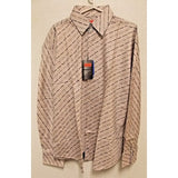 NBA San Antonio Spurs Lite Gray Button Up Dress Shirt XL Long Sleeve Headmaster