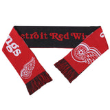 NHL Detroit Red Wings 2015 Split Logo Reversible Scarf 64" by 7" by FOCO