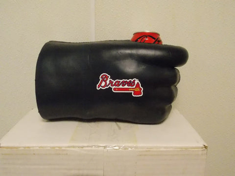 MLB Atlanta Braves Blue FAN FIST Beverage Holder Can Beer Bottle Drink Glass