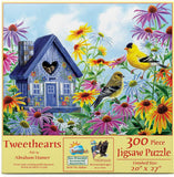 Tweethearts by Artist Abraham Hunter 300 pc Jigsaw Puzzle Size 20" x 27"