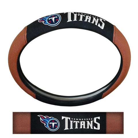 NFL Tennessee Titans Embroidered Pigskin Steering Wheel Cover by Fanmats