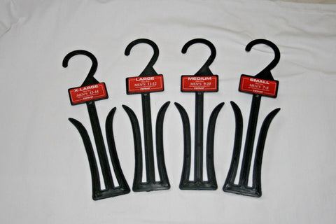 12 Triangle Display Retail Hook Hangers Pair of Slipper Shoe Random Sizes