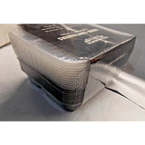 Bento Food Storage Lunch Containers 3 Conpartments 32 oz Reusable Black 10 Count