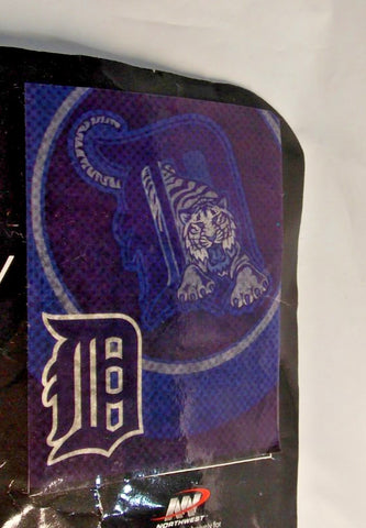 MLB Detroit Tigers Royal Plush Raschel Throw Blanket 50" X 60" by Northwest