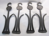 12 Oval Display Retail Hook Hangers Pair of Slipper Shoe Random Sizes