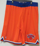 NWT NBA Adidas New York Knicks Game Issued Authentic Shorts Orange Size 2XL +2