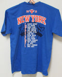 NWT NBA Youth T-shirt New York Knicks 2013 Playoff Roster size Medium 10-12