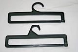 Lot of 12 Black 12" by 2 1/2" Retail Hook Hangers to Display a Plush Blanket