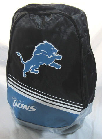 NFL Detroit Lions 2015 Stripe Core Logo Backpack by Forever Collectible