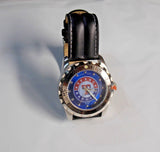 MLB Texas Rangers Baseball Men's Watch Diver Style New Battery Game Time