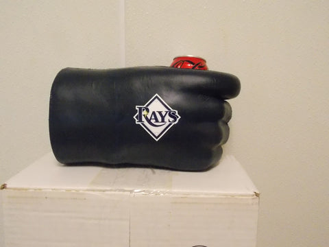 MLB Tampa Bay Rays Blue FAN FIST Beverage Holder Can Beer Bottle Drink Glass