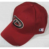 MLB Arizona Diamondbacks Adult Cap Curved Brim Raised Replica Cotton Twill Hat
