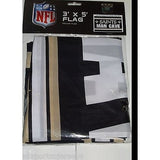 NFL 3' x 5' Team MAN CAVE Flag New Orleans Saints