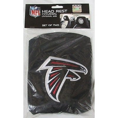 NFL Atlanta Falcons Headrest Cover Embroidered Logo Set of 2 by Team ProMark