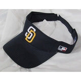MLB San Diego Padres 2 Color Logo Visor Cotton Twill Replica Adjustable Strap Adult