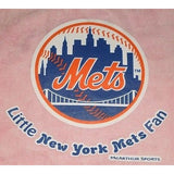 MLB NWT INFANT BABY BIB - PINK - NEW YORK METS