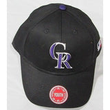 MLB Colorado Rockies Youth Cap Curved Brim Raised Replica Cotton Twill Hat