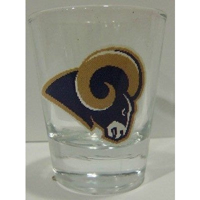NFL Los Angeles Rams DAMAGED Standard 2 oz Shot Glass by Hunter