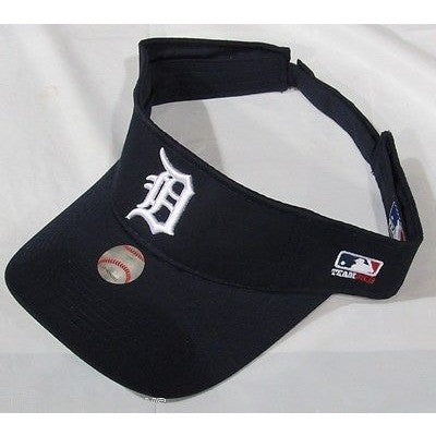 MLB Detroit Tigers Visor Cotton Twill Replica Adjustable Strap Adult