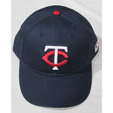MLB Minnesota Twins Adult Cap Flat Brim Raised Replica Cotton Twill Hat Home