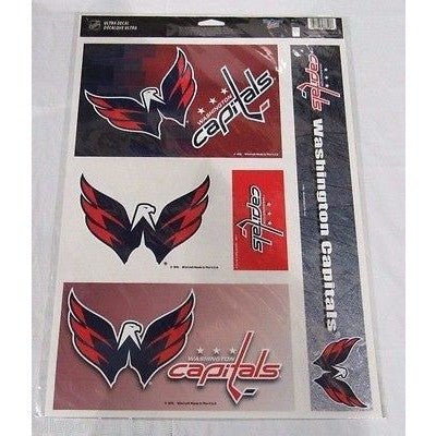 NHL Washington Capitals Ultra Decals Set of 5 By WINCRAFT