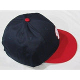 MLB Washington Nationals Adult Cap Flat Brim Raised Replica Cotton Twill Hat