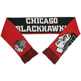 NHL Chicago Blackhawks 2015 Split Logo Reversible Scarf 64" by 7" by FOCO